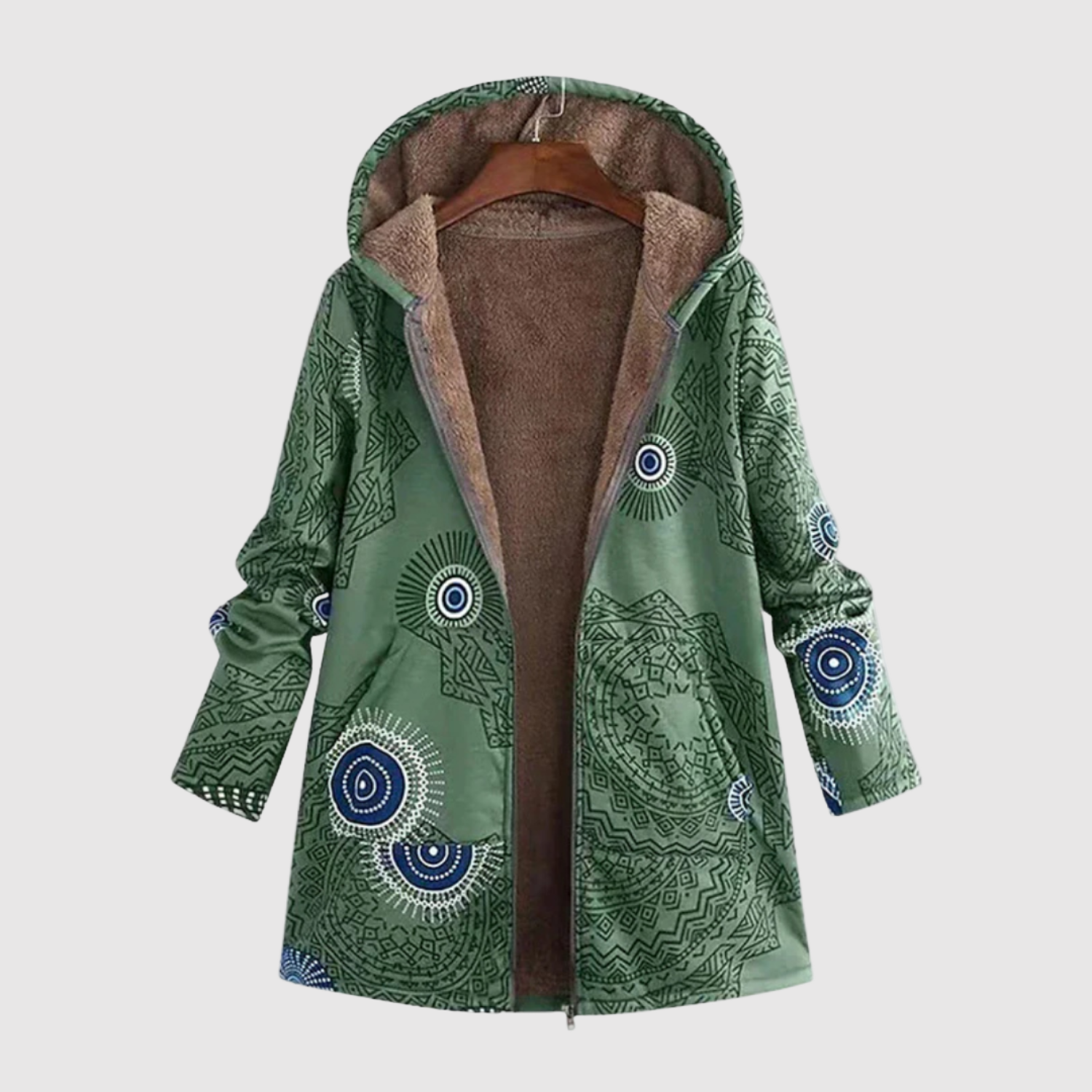 Jelena – Parka s originálními vzory a kapucí