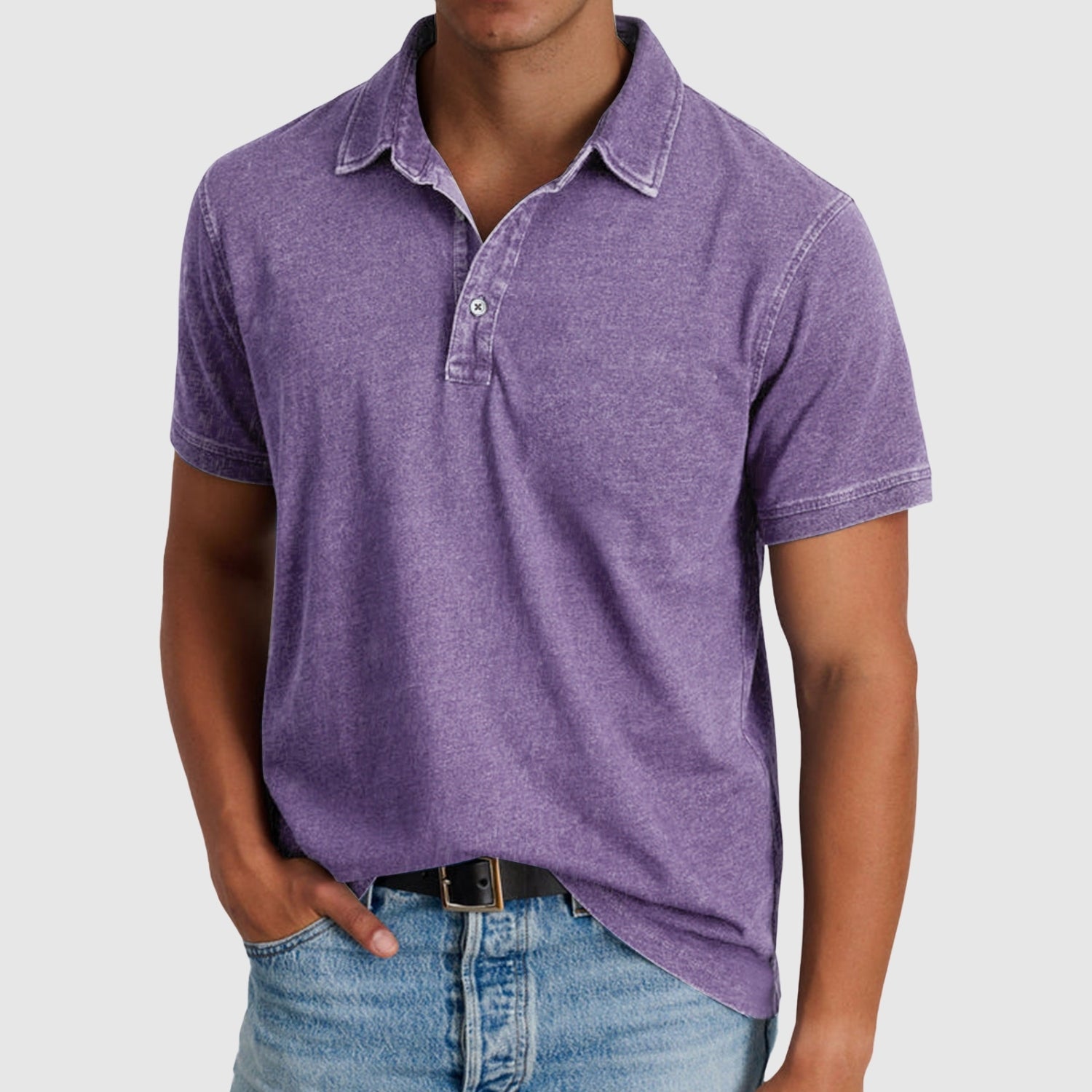 Adrian – Vintage Polo with Buttons