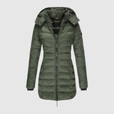 Jelena – Lehká péřová bunda s kapucí