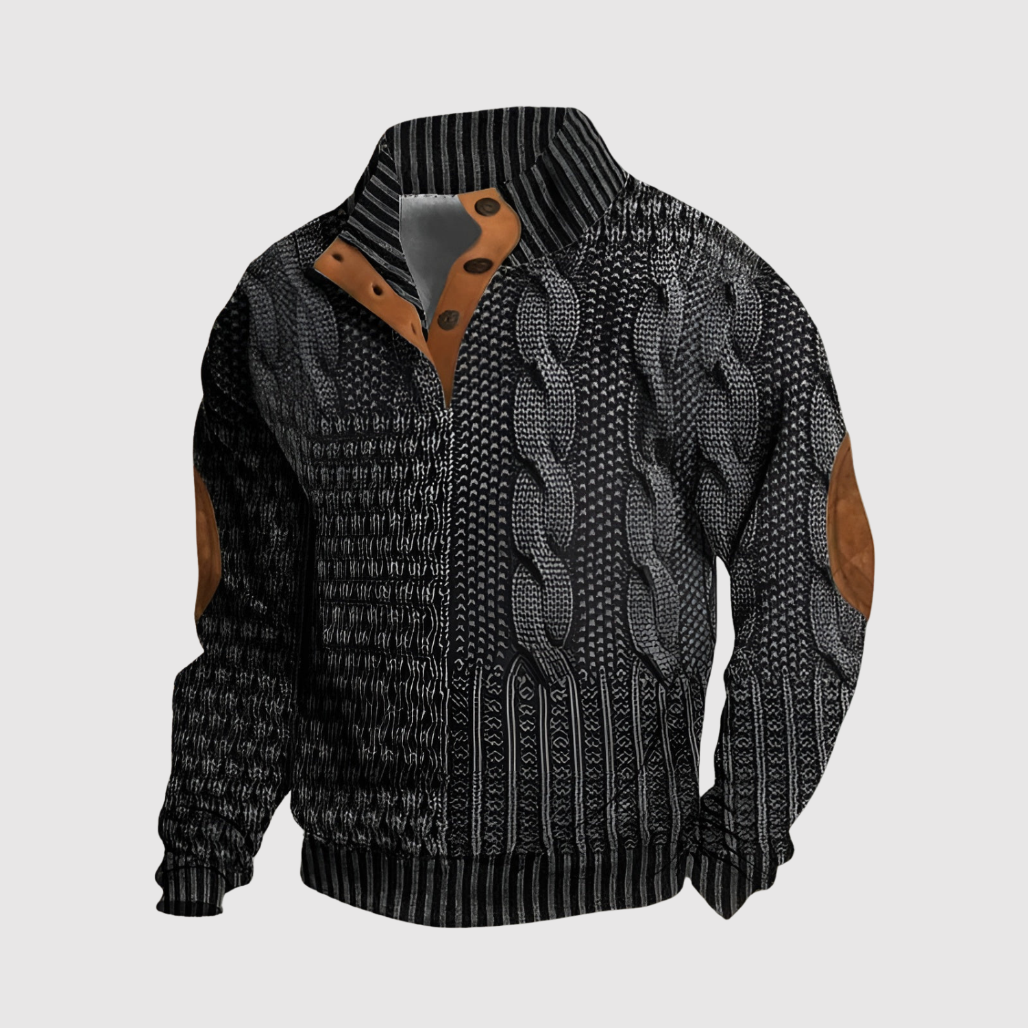 Daniel – Svetr s motivem a kontrastními prvky