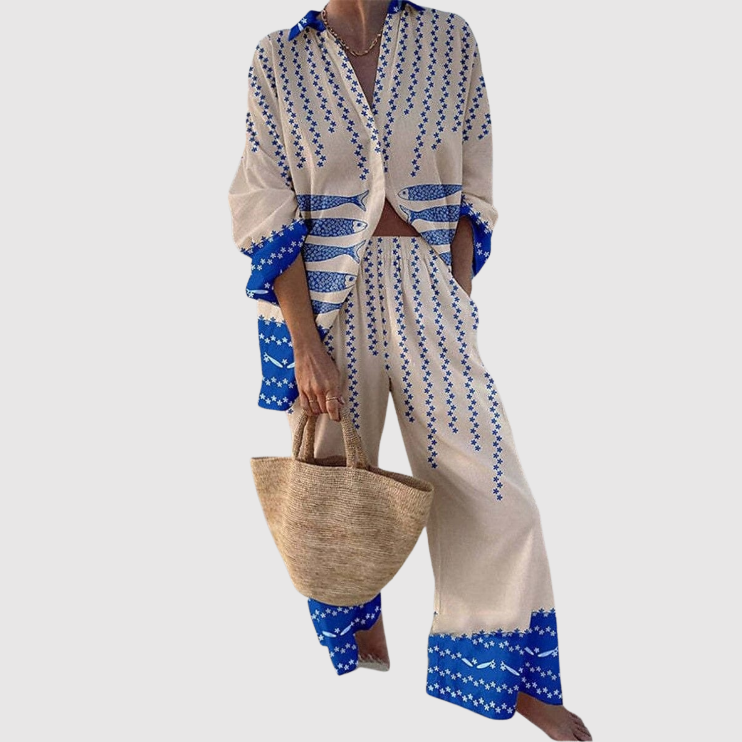 Natálie – Plážové šaty s předním vázáním