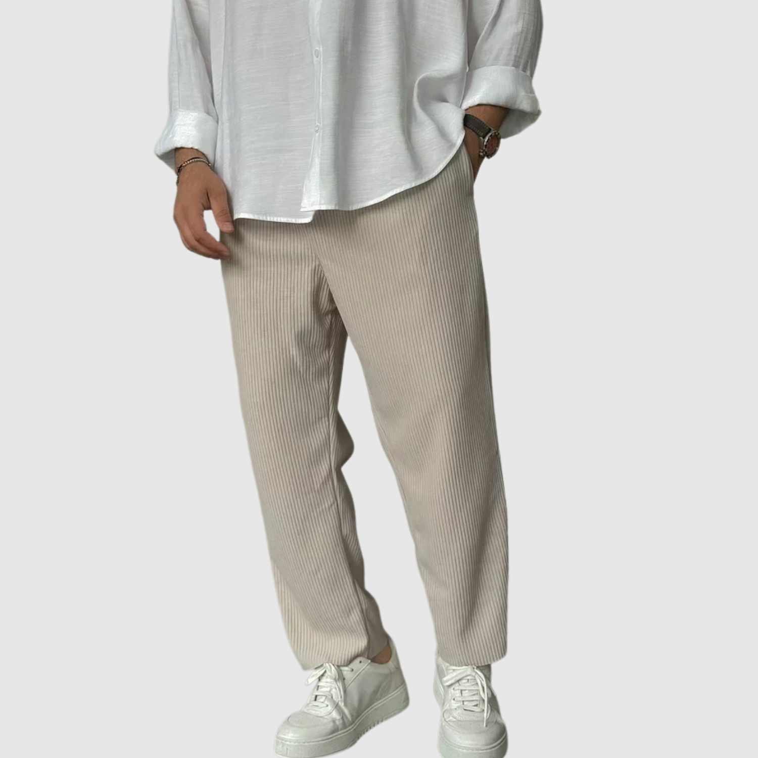 Leo – Moderní minimalistické kalhoty