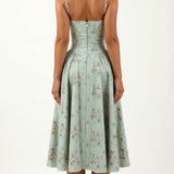 Odette Élégance | Midi šaty s korzetovým designem