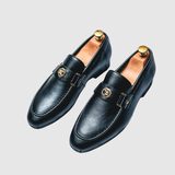 Oskar – Klasické Loafery s Kovovým Páskem