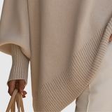 Nora - Stylové pletené pončo s moderním designem