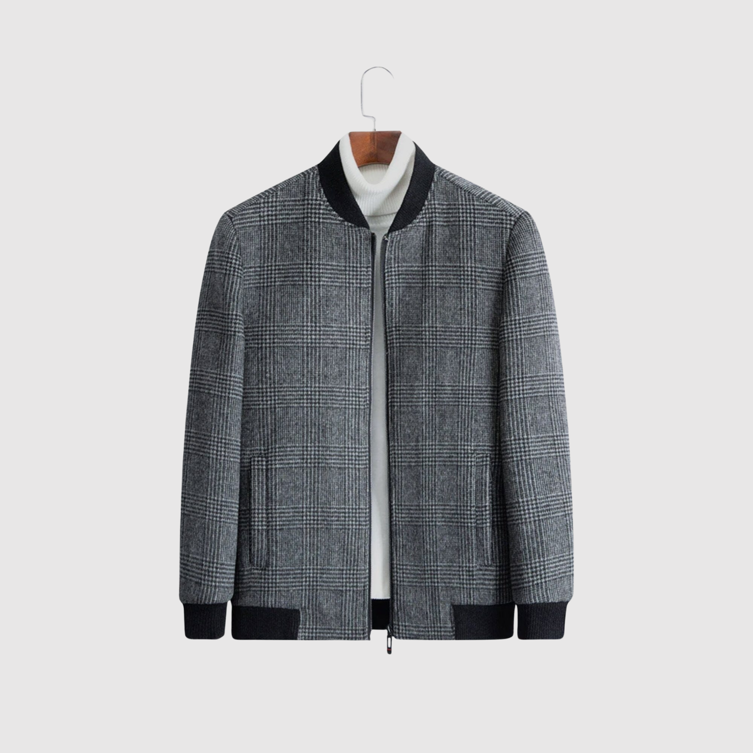 Šimon – Stylová bunda s zipem a minimalistickým designem