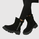 Teodora - Zimní boty s péřovou výstelkou a protiskluzovou podrážkou