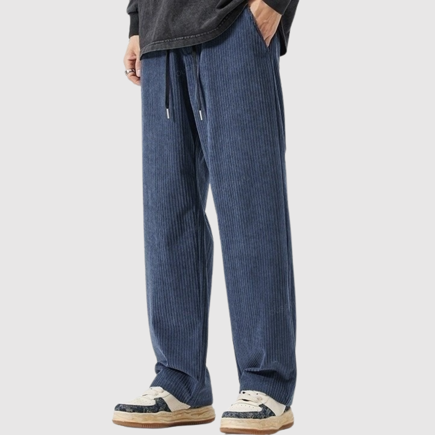 Leo – Úzké pánské kalhoty z lehkého materiálu