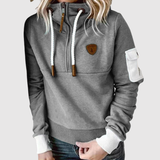 Nina – Komfortní sportovně-elegantní mikina s kapucí