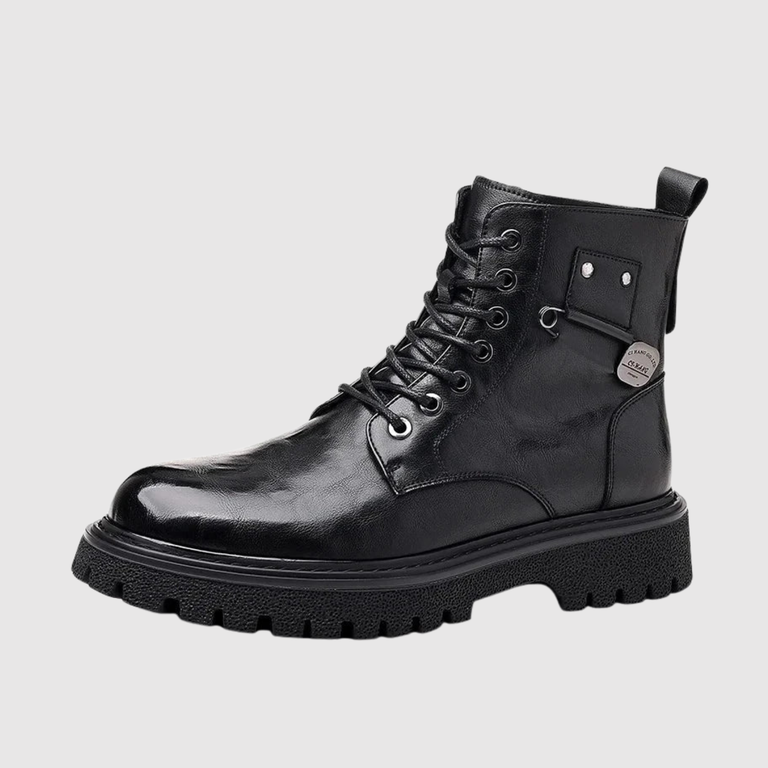 Oskar – Městské Kožené Boty s Detailním Zpracováním a Vysokou Odolností