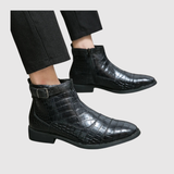Oskar – Exkluzivní boty z krokodýlí kůže s jedinečnou texturou