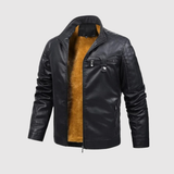 Dorian – Kožená bunda s kontrastní podšívkou a stylovým designem