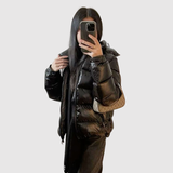 Jelena – Teplá zimní bunda s kapucí