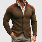 Šimon – Stylový pletený kardigan s kontrastními rameny