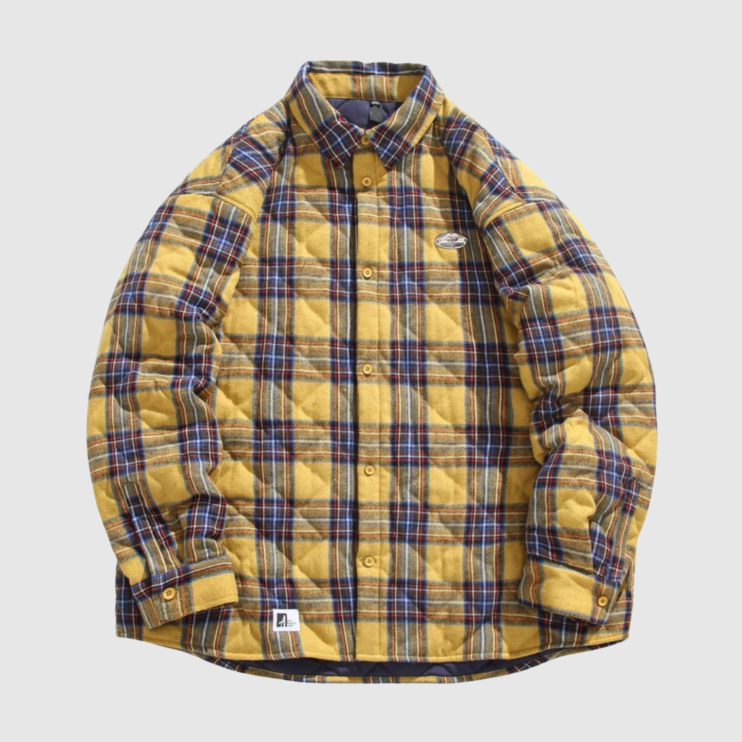 "Šimon – Károvaná košile s podšívkou" can be rewritten as "Šimon – Károvaná košile s komfortní podšívkou".