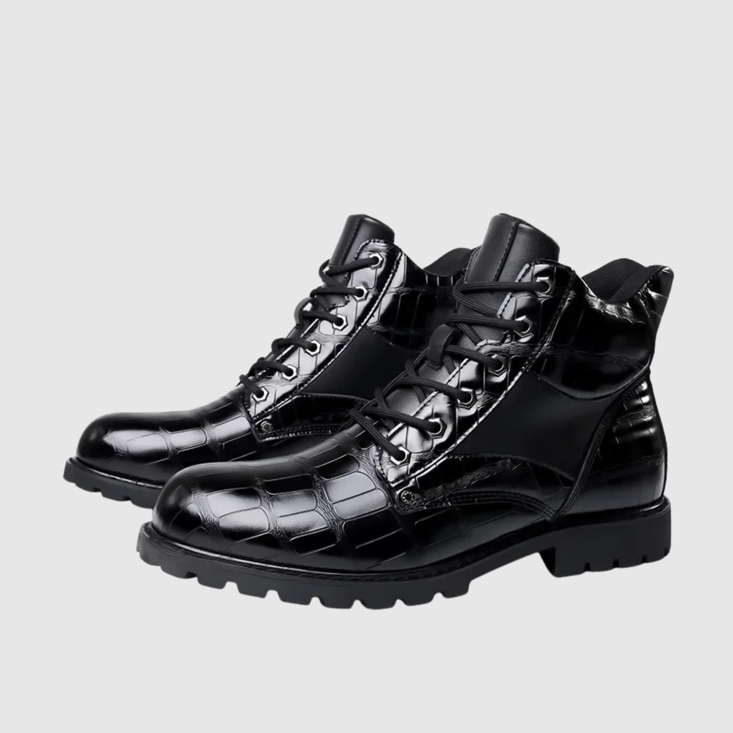 Oskar – Odolná Kožená Botka s Zakřiveným Designem