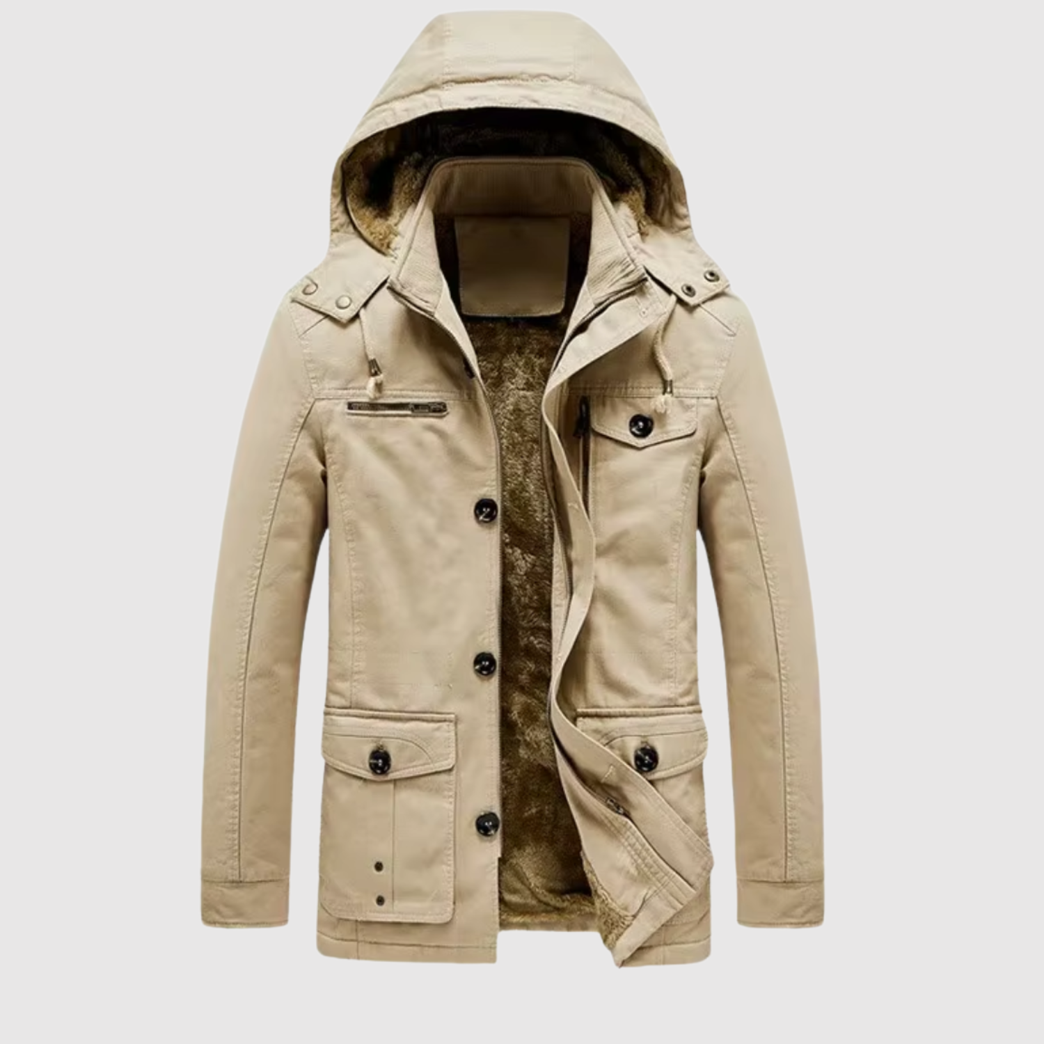 Marek – Stylová zimní bunda s vlněnou podšívkou