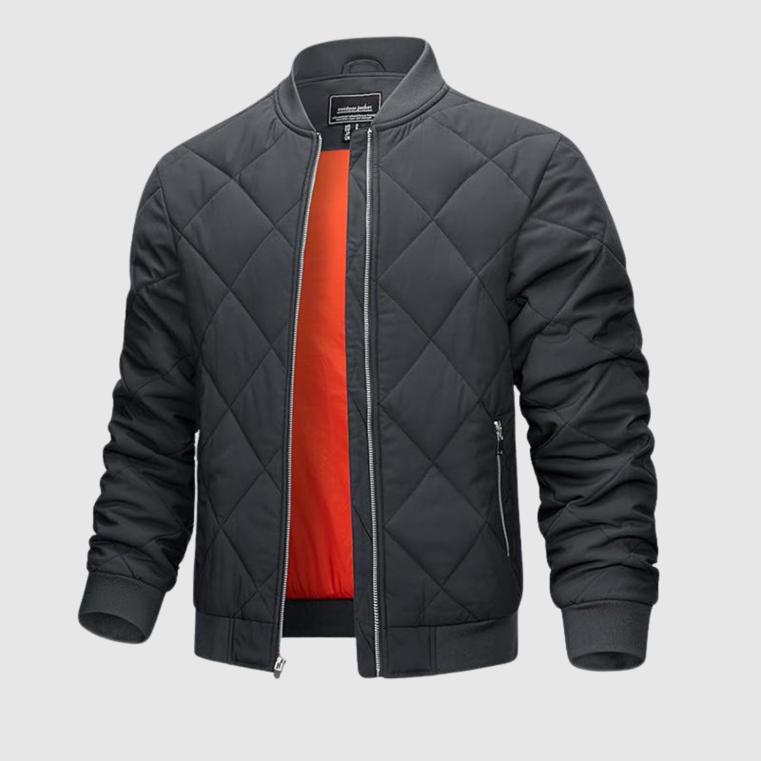 Šimon – Moderní prošívaná bunda s kontrastní podšívkou