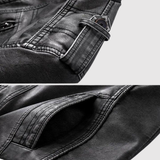 Dorian – Kožená bunda s moderním městským designem a zipem