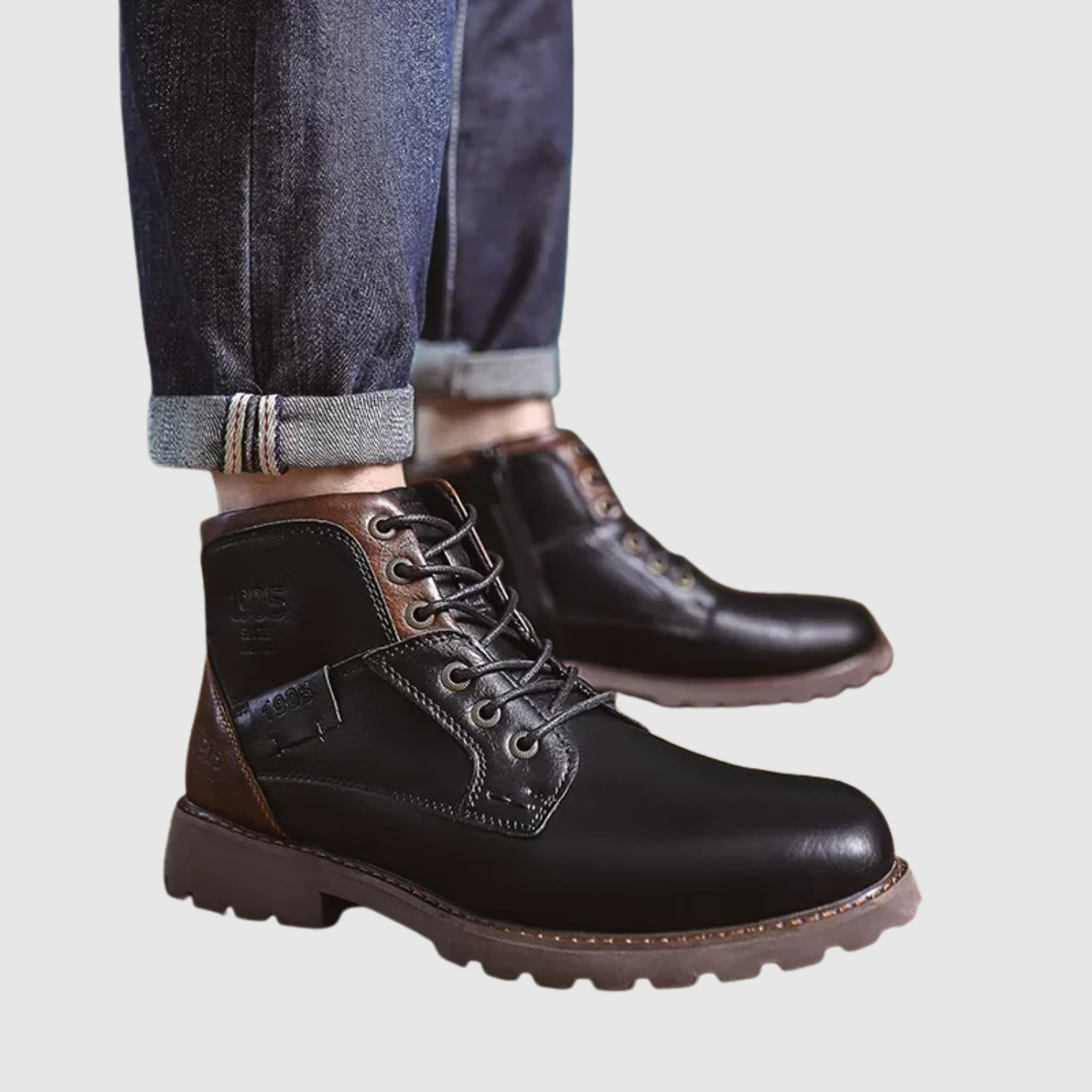 Oskar - Tradiční zimní boty s protiskluzovou podrážkou