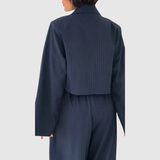 Natálie - Stylový Overal s Bustierem a Krátkým Blazerem