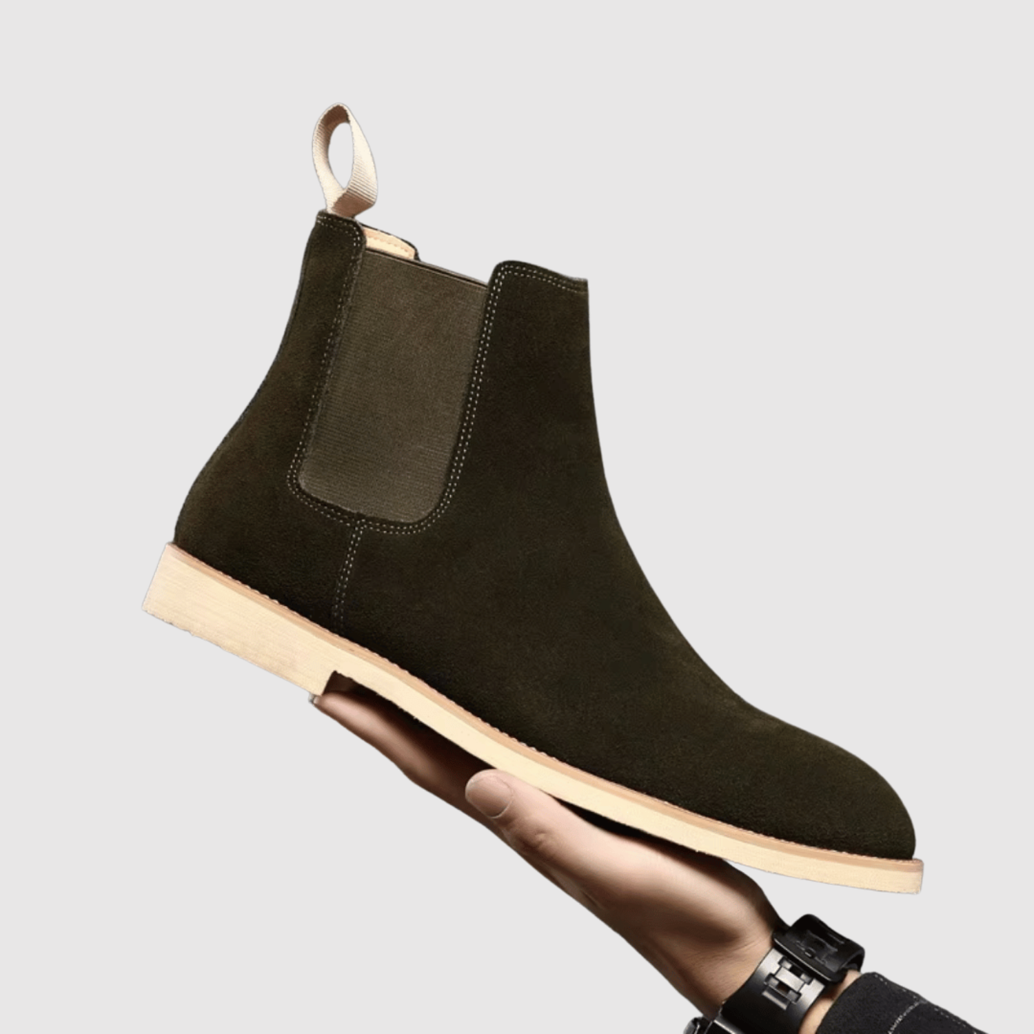 Oskar - Sametové boty s elastickými bočními panely