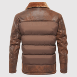 Dorian – Zimní sako s péřovým límcem a zateplením