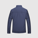 Marek – Pánská stylová bunda s kostkovanou podšívkou