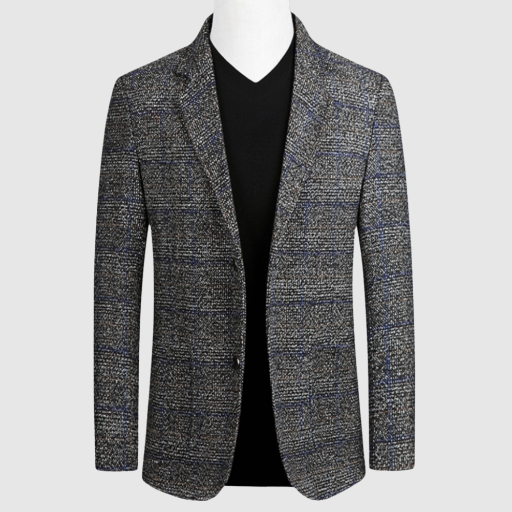 Šimon – Stylové sako s moderním kostkovaným designem