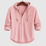 Adrian - Pánská košile s kapucí v casual stylu