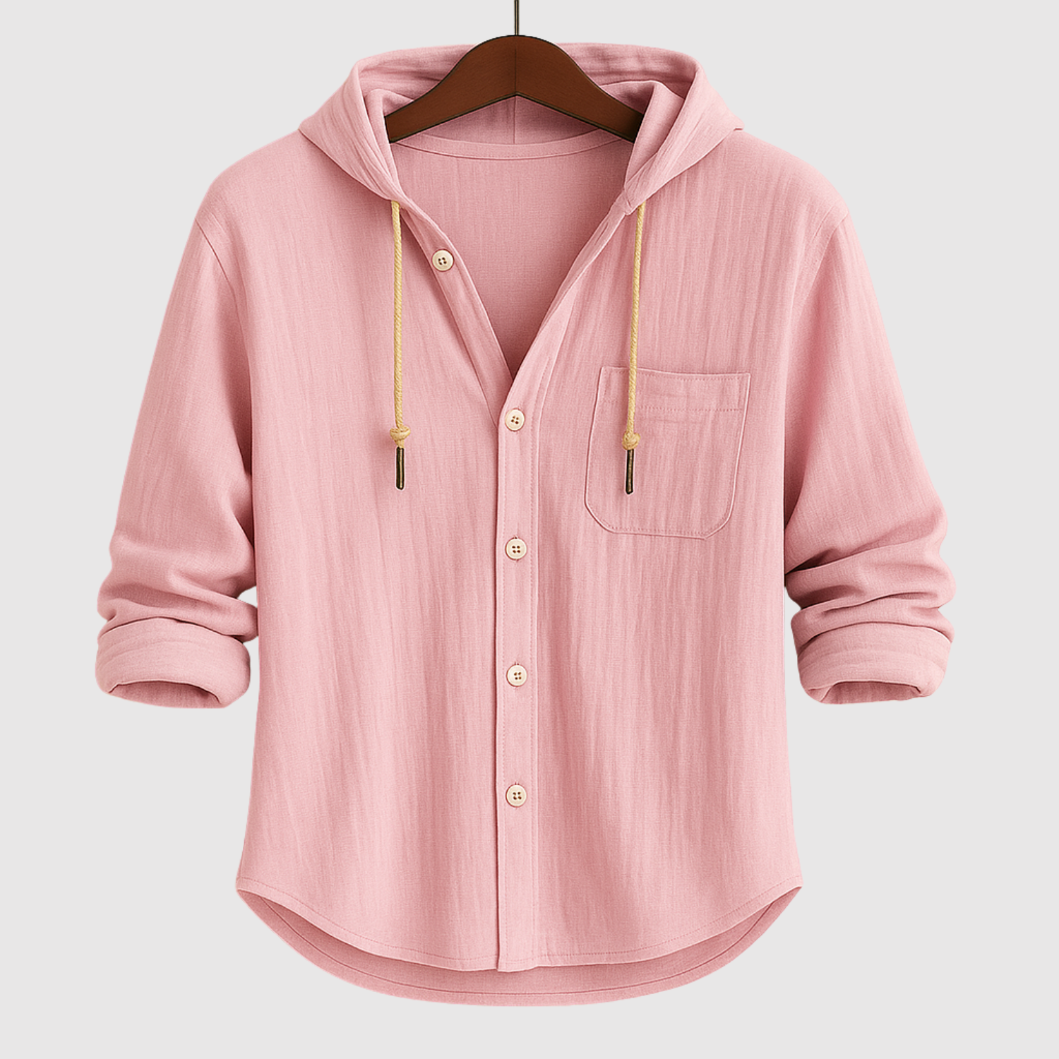 Adrian - Pánská košile s kapucí v casual stylu