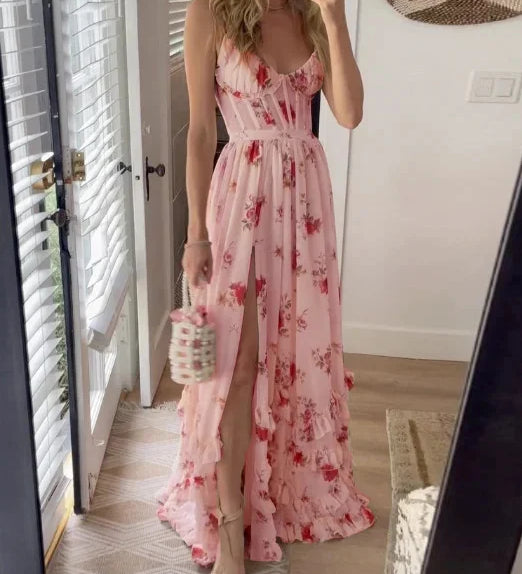 Sónia | Midi šaty s květinovým designem