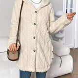 Sarahi™ | Kabát s měkkou huňatou kapucí