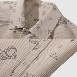 Šimon – Sametová bunda s hvězdnými vzory