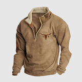 Daniel – Mikina s etnickým vzorem a zipem