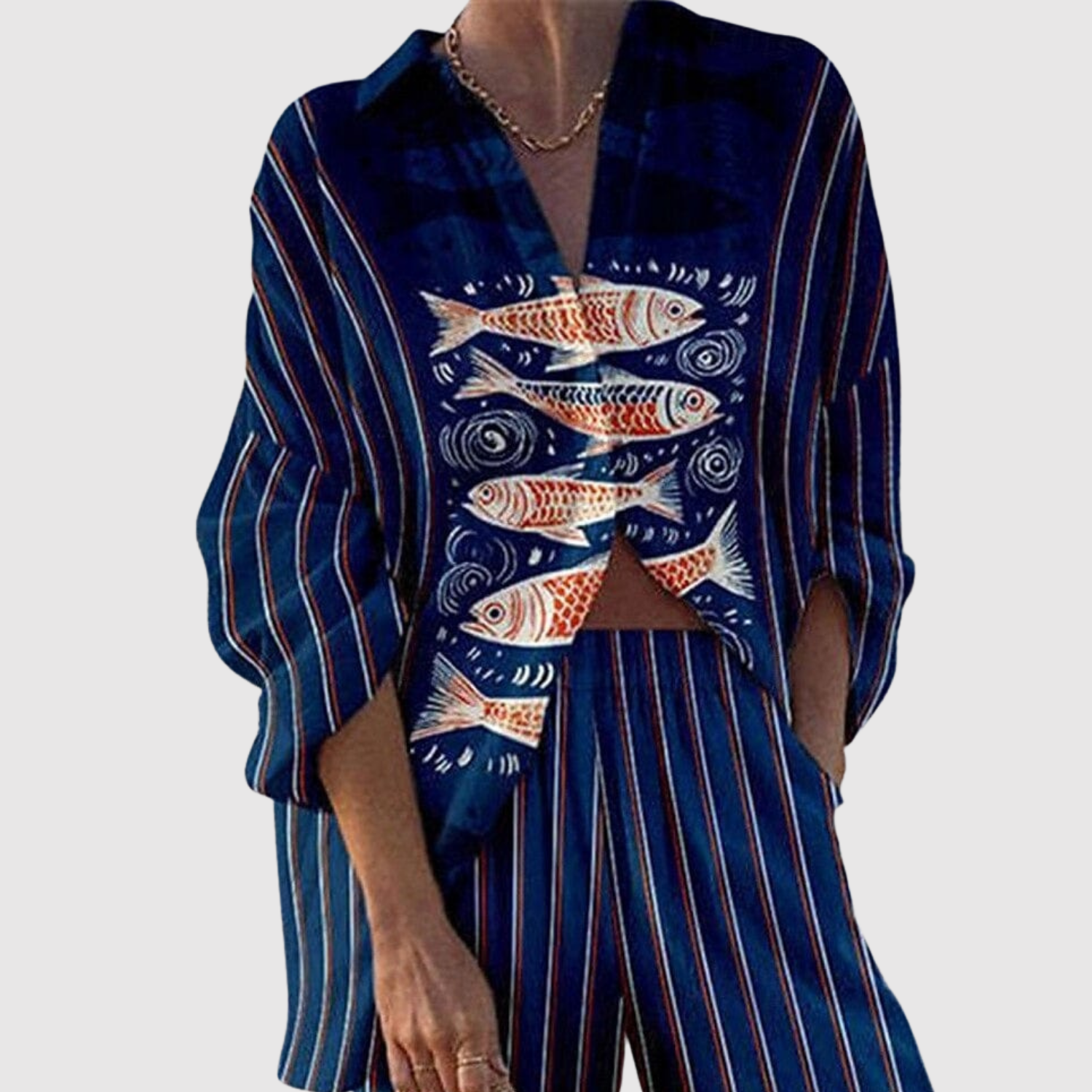 Natálie – Plážové šaty s předním vázáním