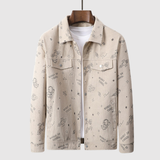 Šimon – Sametová bunda s hvězdnými vzory