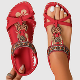 Lara – Boho sandály s ručně tvořeným designem