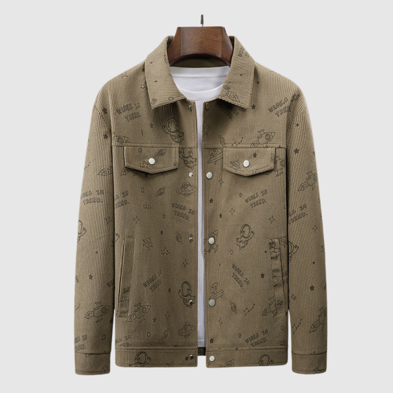 Šimon – Sametová bunda s hvězdnými vzory