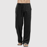 Leo – Klasické lněné kalhoty s pohodlným střihem" can be rewritten as:

"Leo – Tradiční lněné kalhoty s komfortním střihem