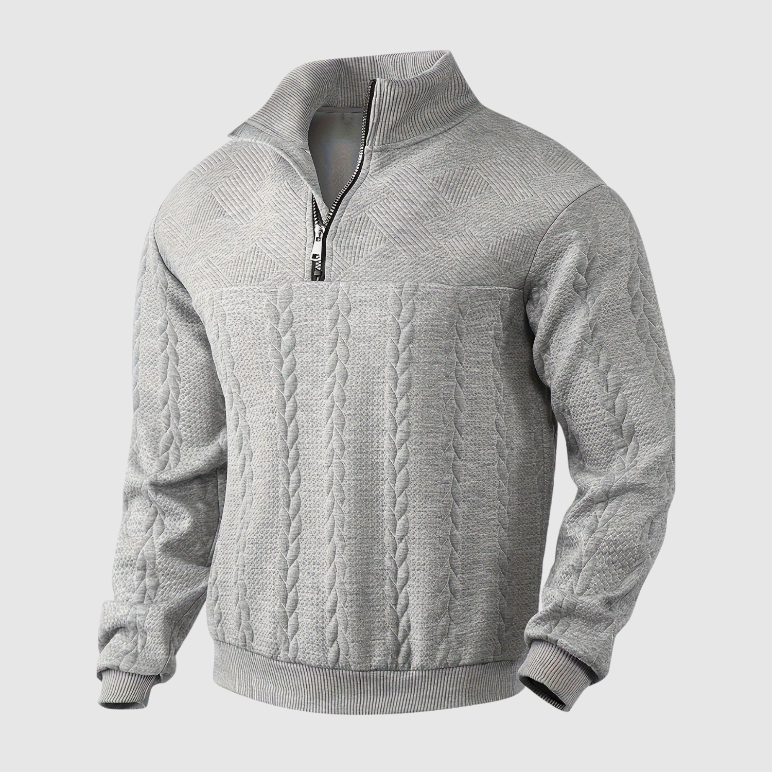 Daniel – Klasický svetr s polovičním zipem