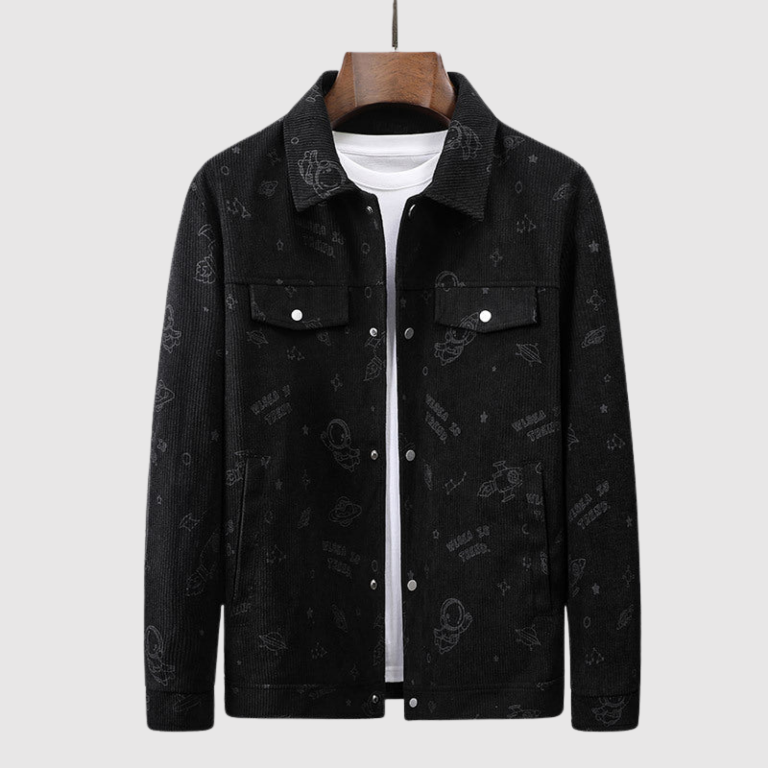 Šimon – Sametová bunda s hvězdnými vzory