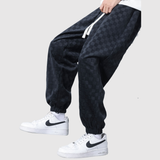 Denis – Kostkované Joggingové Kalhoty
