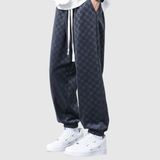 Denis – Kostkované Joggingové Kalhoty