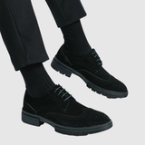 Viktor – Klasické pánské velurové boty s moderní podrážkou