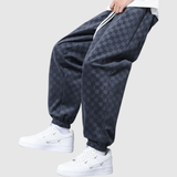 Denis – Kostkované Joggingové Kalhoty