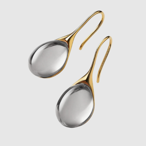 Elisa – Náušnice s krystalovými kapkami