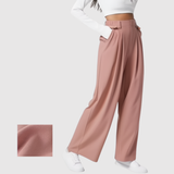 Mira – Barevné široké kalhoty z jemného materiálu