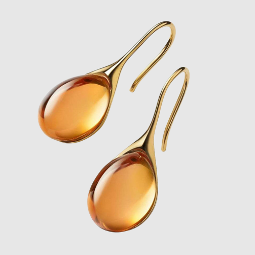 Elisa – Náušnice s krystalovými kapkami