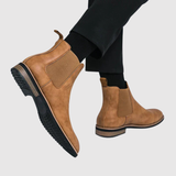Oskar - Kožené boty s pružnými vložkami
